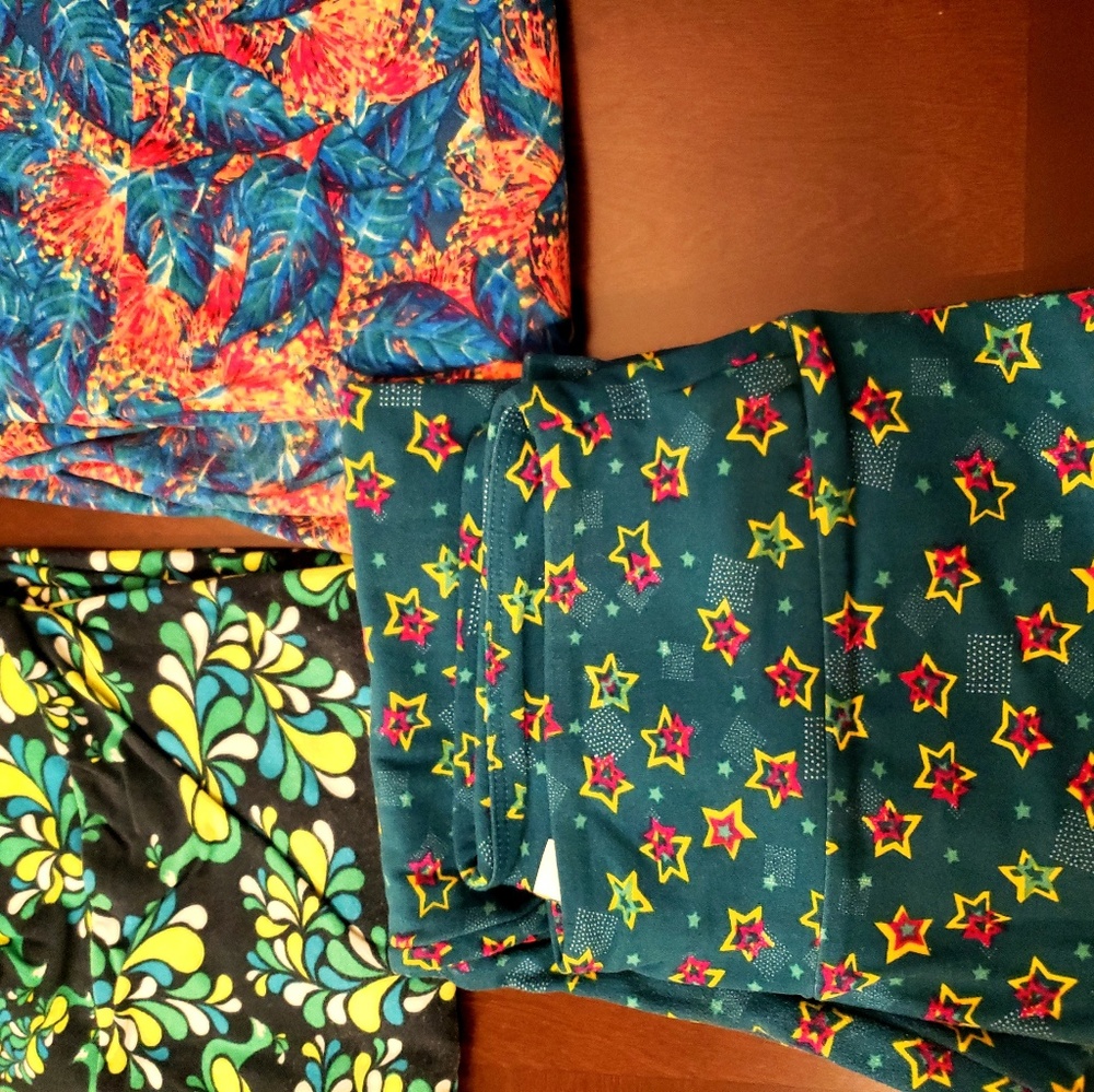 Lularoe leggings-3 pairs( org. $25 each) for $20